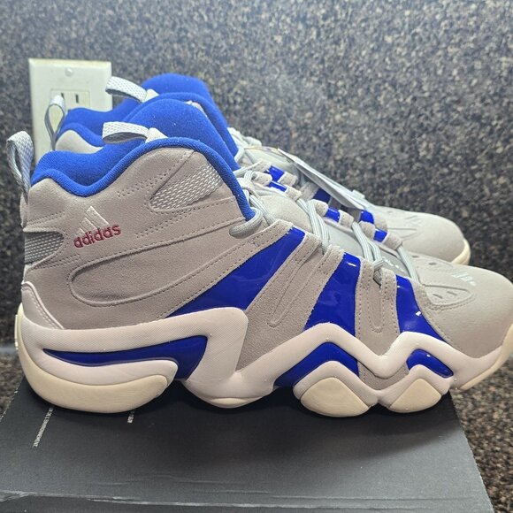 Adidas CRAZY 8 Dodger Blue And Grey Size 10.5M Through 11.5M - Picture 1 of 9